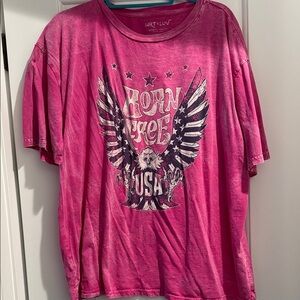 Hart & Luv Pink Graphic Short Sleeve Tee